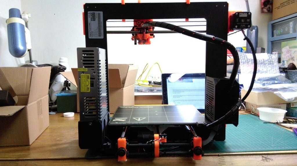 Prusa Mk2 3D Printer. Almost done!