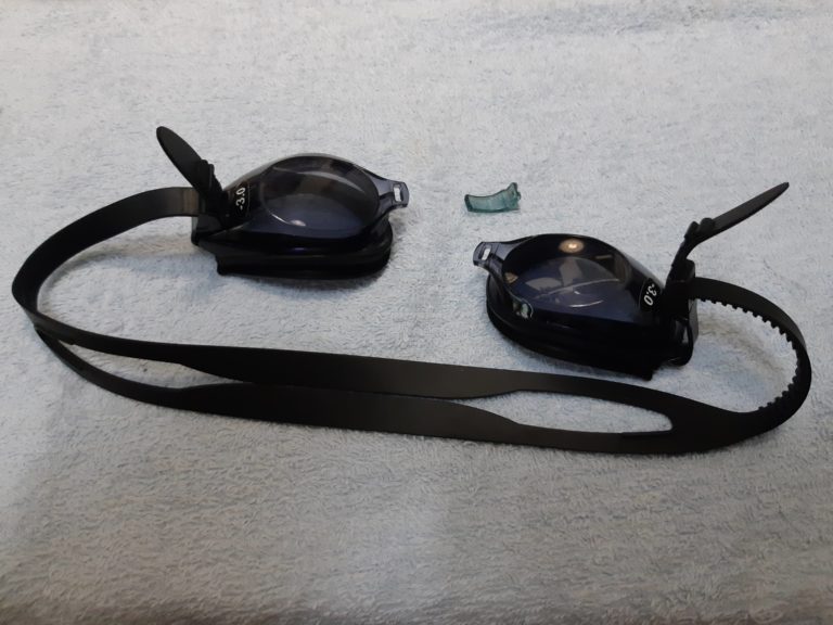 Broken swim goggle nose piece Copy Makeshift Engineer