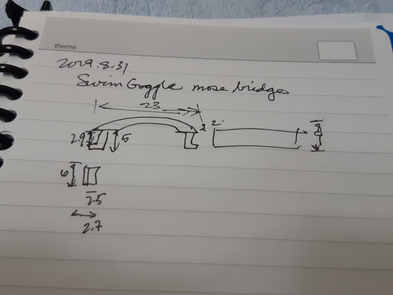 Swim Goggle Nose Piece Fix Makeshift Engineer