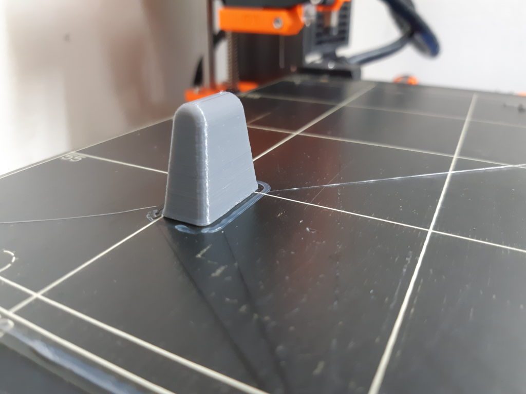 3D print of the first design of the knob