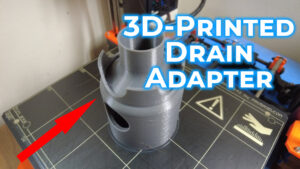 3D-printed drain adapter